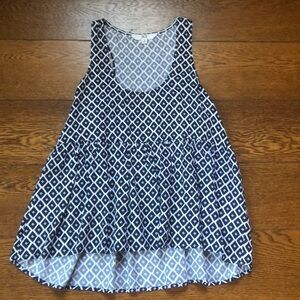 JACK BB Dakota Eloise Diamond Print Racerback Top